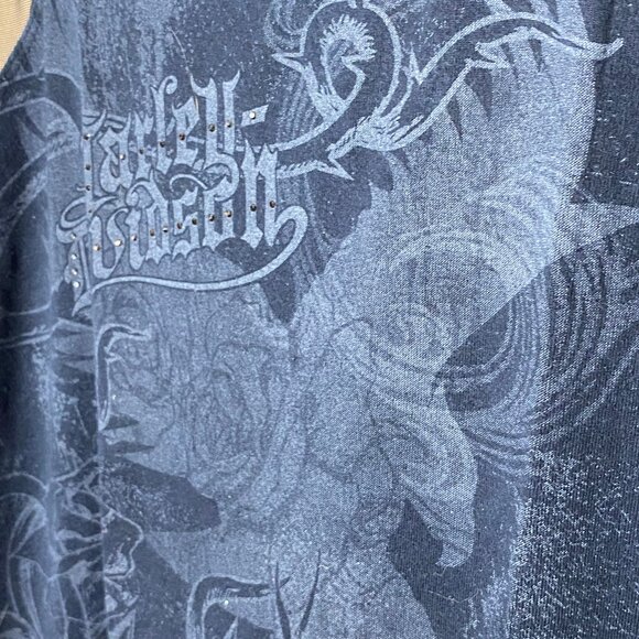 Black Biker Motorcycle Vibe 100% Cotton Harley Davidson Women’s Mesh Tank Top - Picture 6 of 12